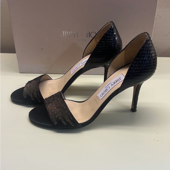 Jimmy Choo Black Stiletto Heels - Picture 1 of 7